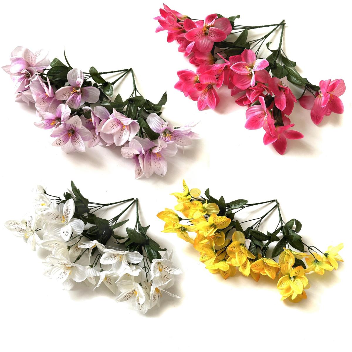 Bumper Pack of Artificial Summer Flower Bushes - Mixed – image 2