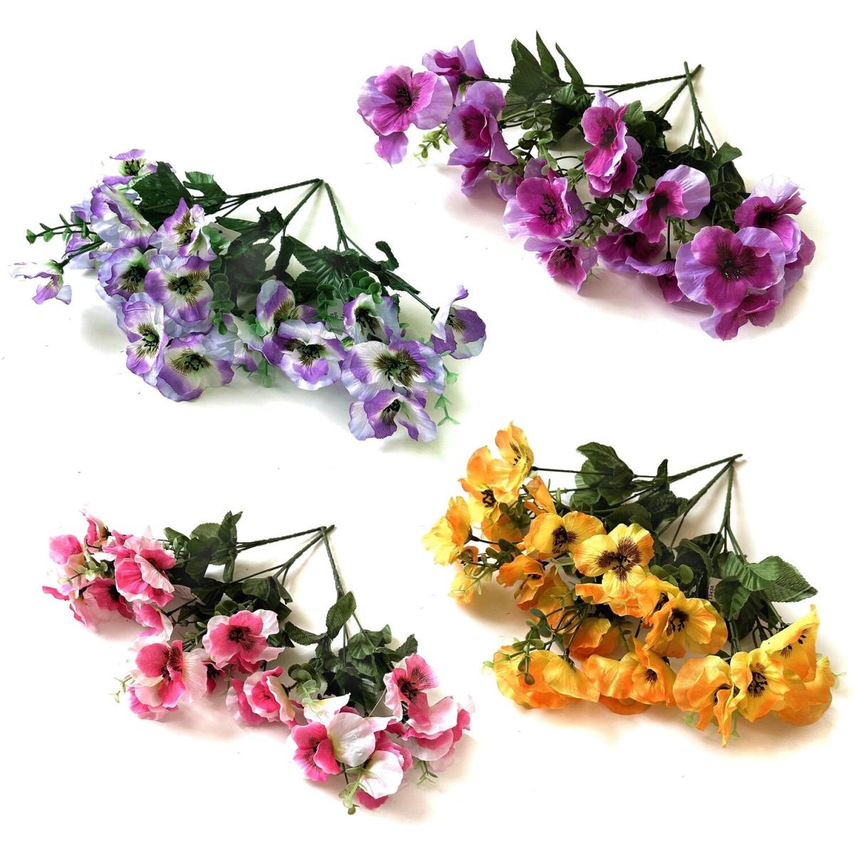 Bumper Pack of Artificial Summer Flower Bushes - Mixed – image 4