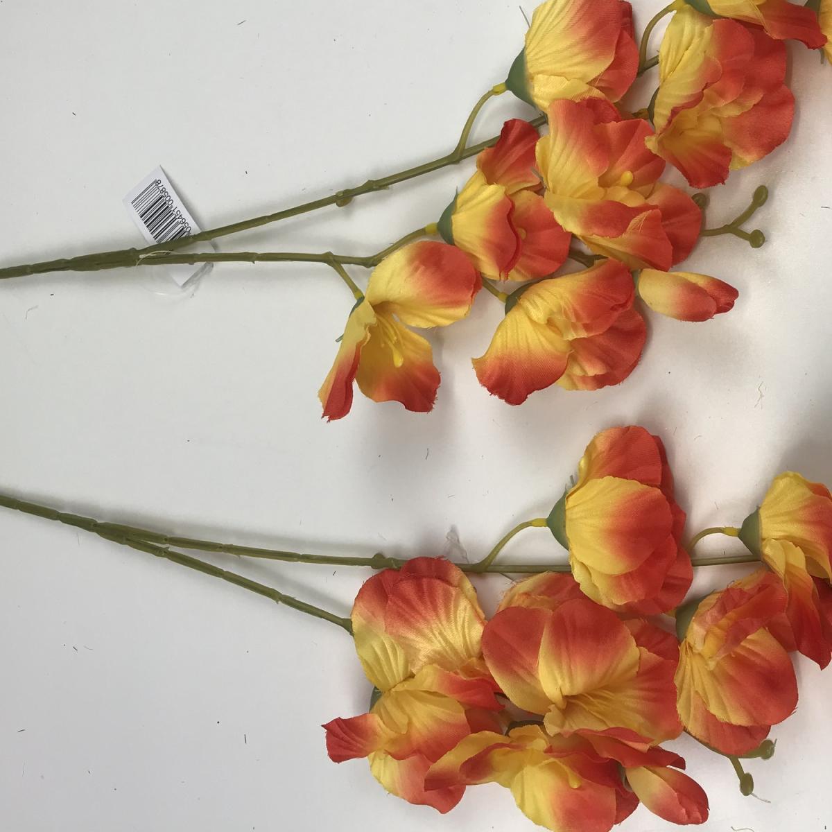 Pack of 2 Orange Gladioli Sprays 51cm  - Orange Gladioli – image 2
