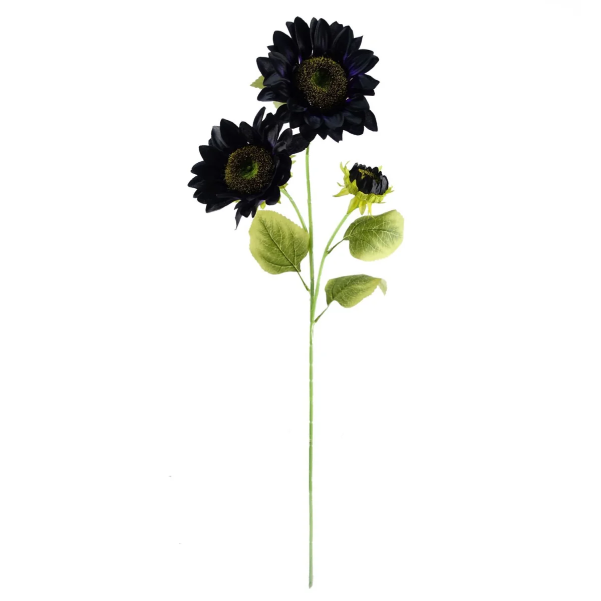 Purple Artificial Flower Arrangement With Glass Vase - Purple – image 2