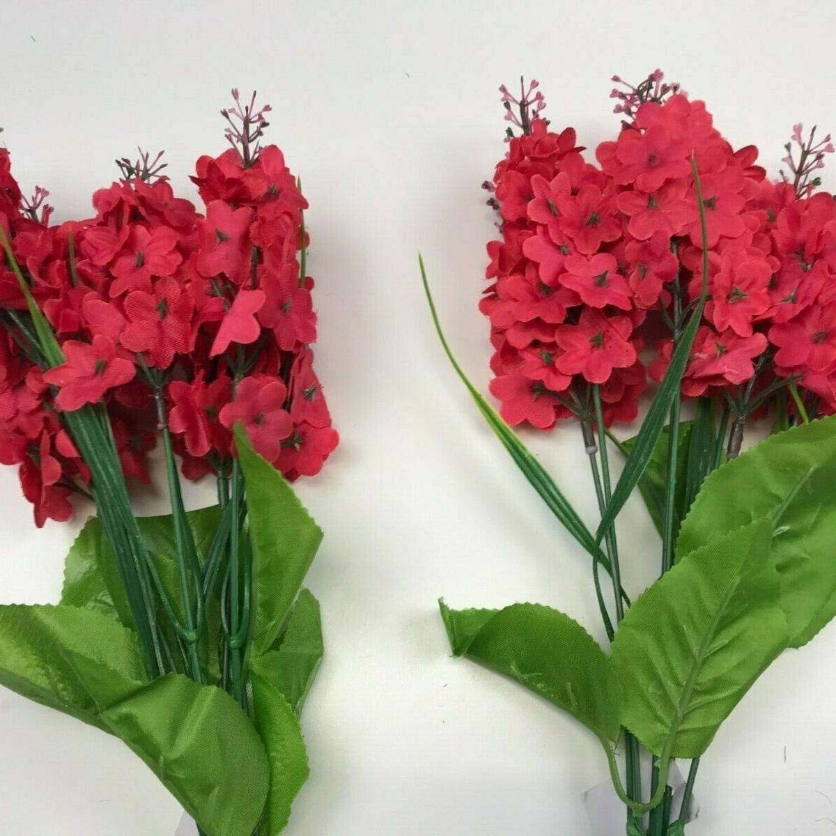 Pack of 2 Lilac Flower Sprays Pink Flowers 36cm  - Pink Lilac Flowers – image 2