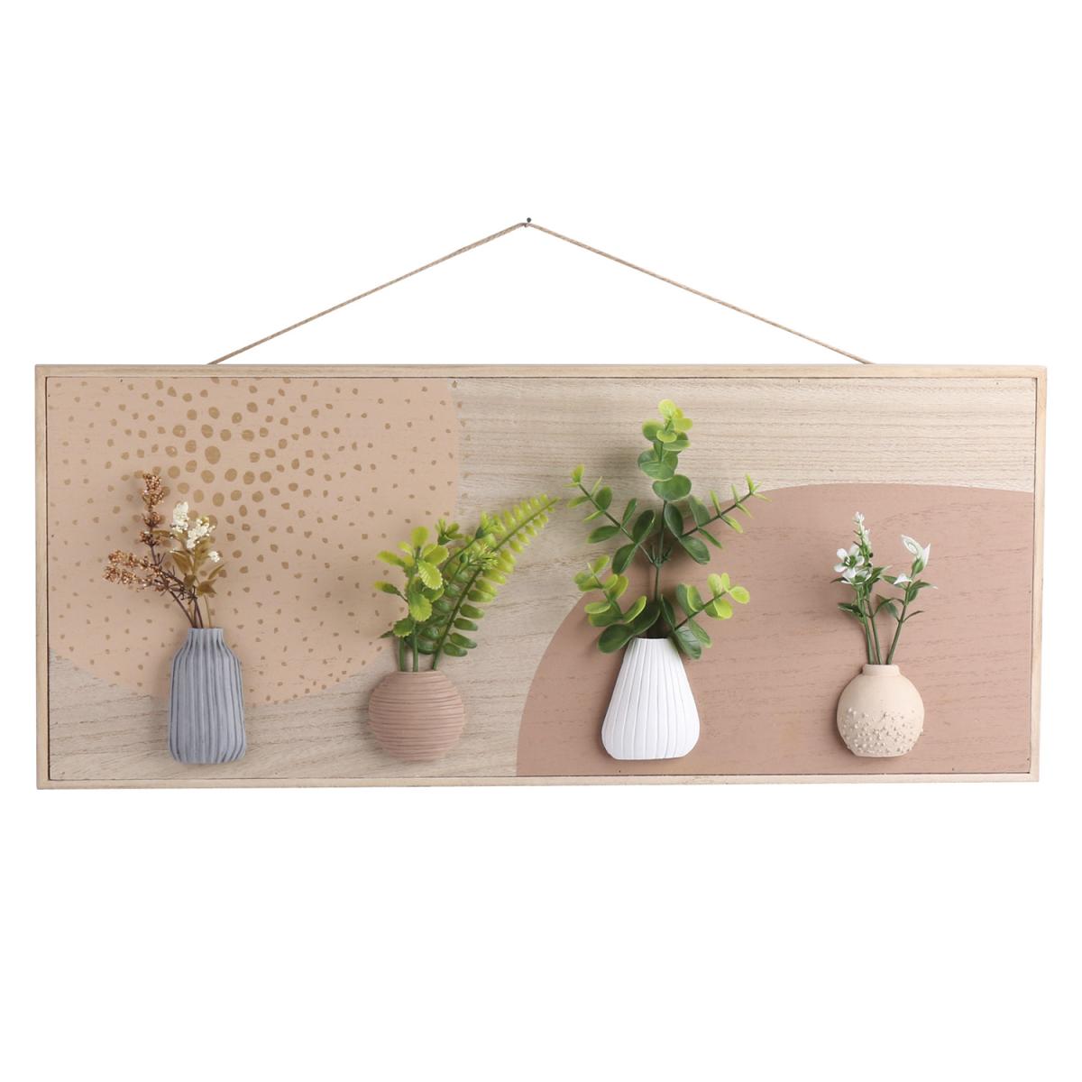 Faux Plant Wood Effect Plaque – image 2