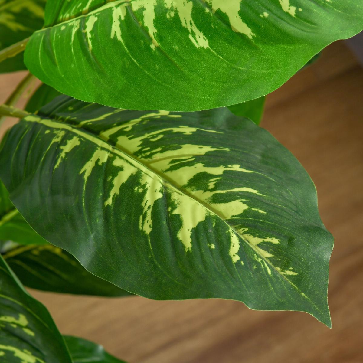 Artificial Evergreen Plant Realistic Fake Tree Potted Home Office - Green – image 5
