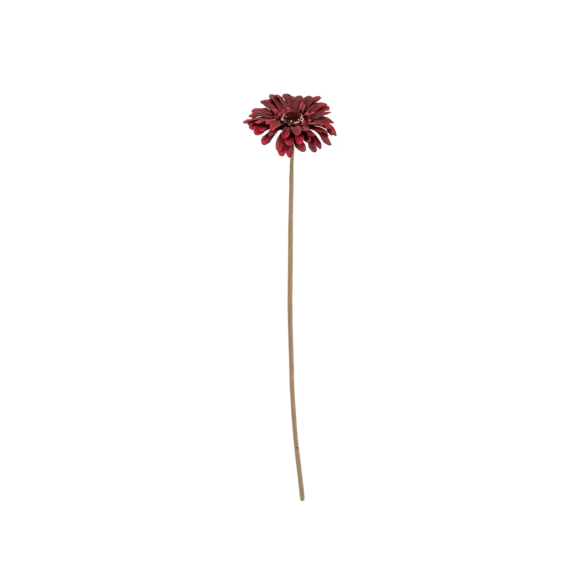 Burgundy Gerbera Stem Artificial Flower Stem - Burgundy – image 1
