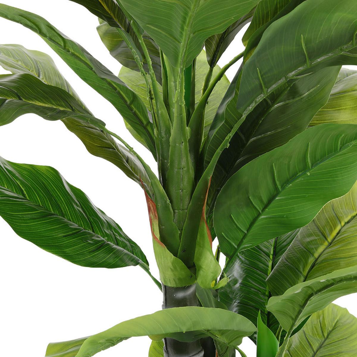 Artificial Tropical Plant with Plastic Flowerpot Home Office Decoration - Green / 190CM – image 4