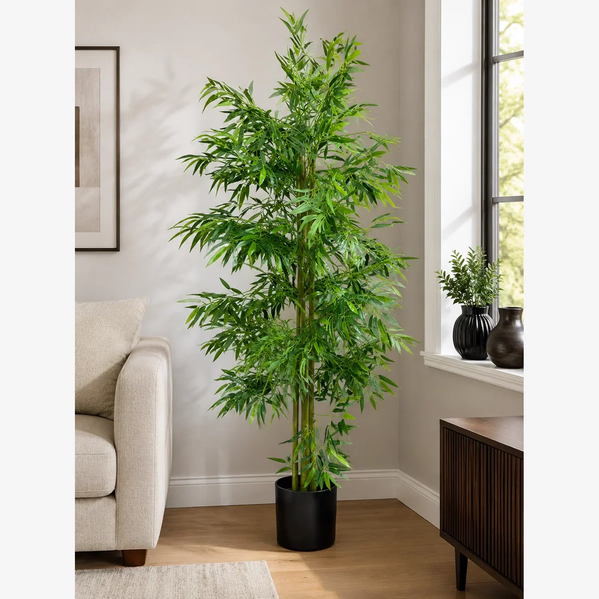 Artificial Bamboo Plant Tree - Green – image 1