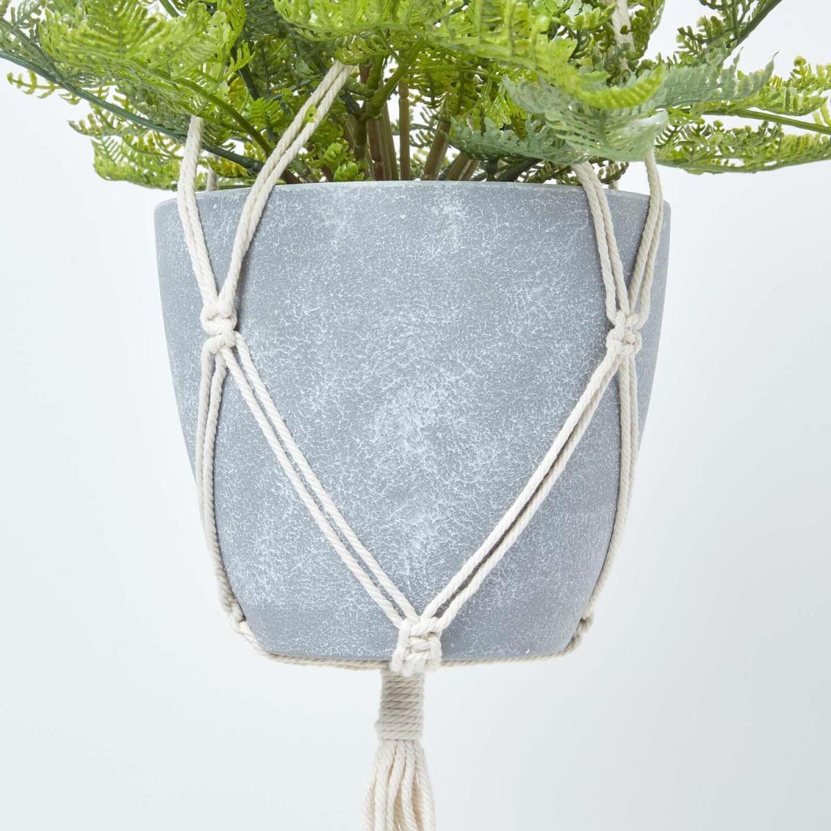 Homescapes Green Fern Hanging Plant, 95 cm - Green – image 4
