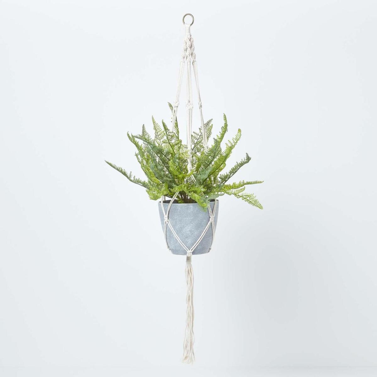 Homescapes Green Fern Hanging Plant, 95 cm - Green – image 1
