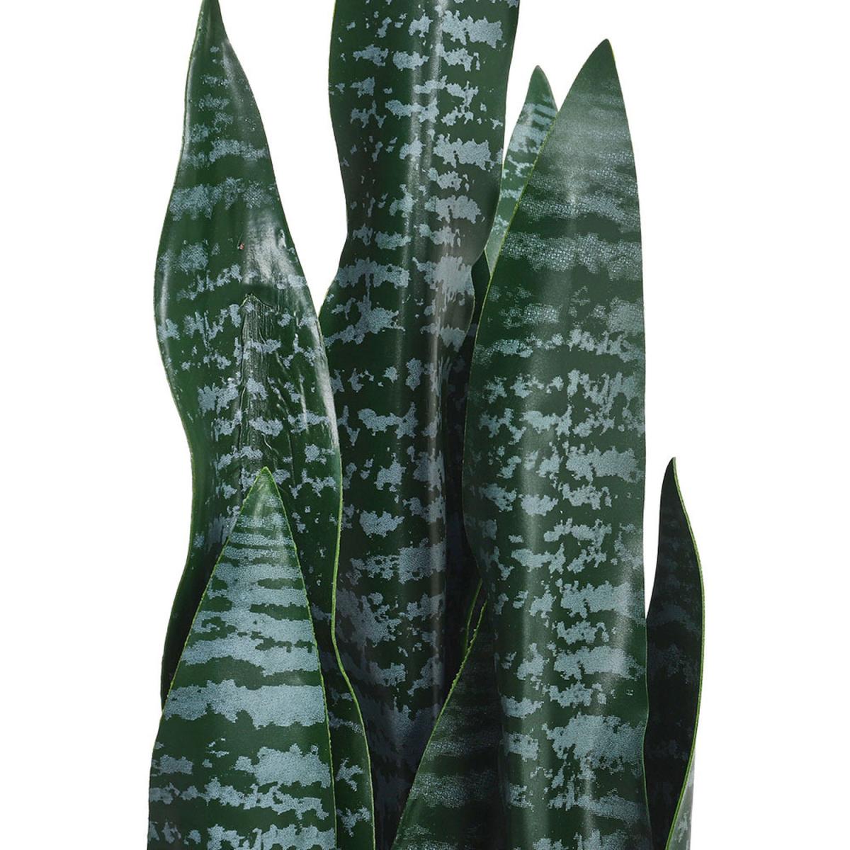 90cm Artificial Fake Snake Plant in Pot - Green – image 3
