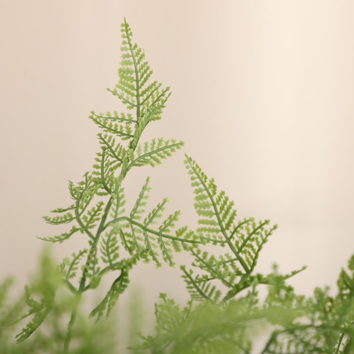 Artificial Plants Asparagus Fern in Pot Indoor Outdoor Home Decor - Green – image 2