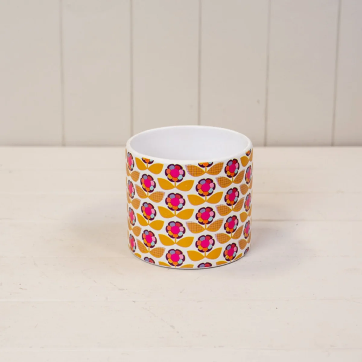 Multicolour Flower Detailing Pot - Multi