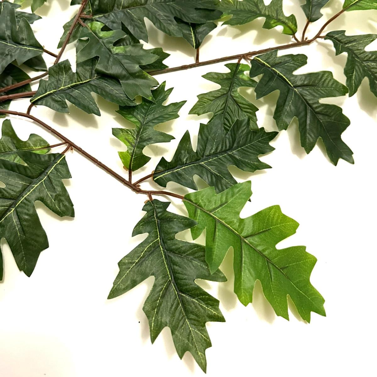 Artificial Oak Branches - Green – image 2