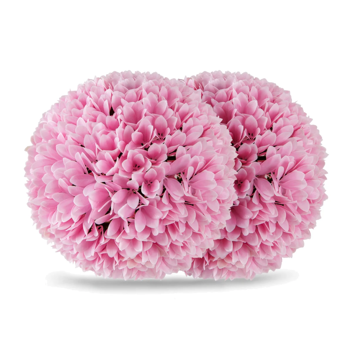 2 PCS Artificial Plant Topiary Balls - Pink – image 1