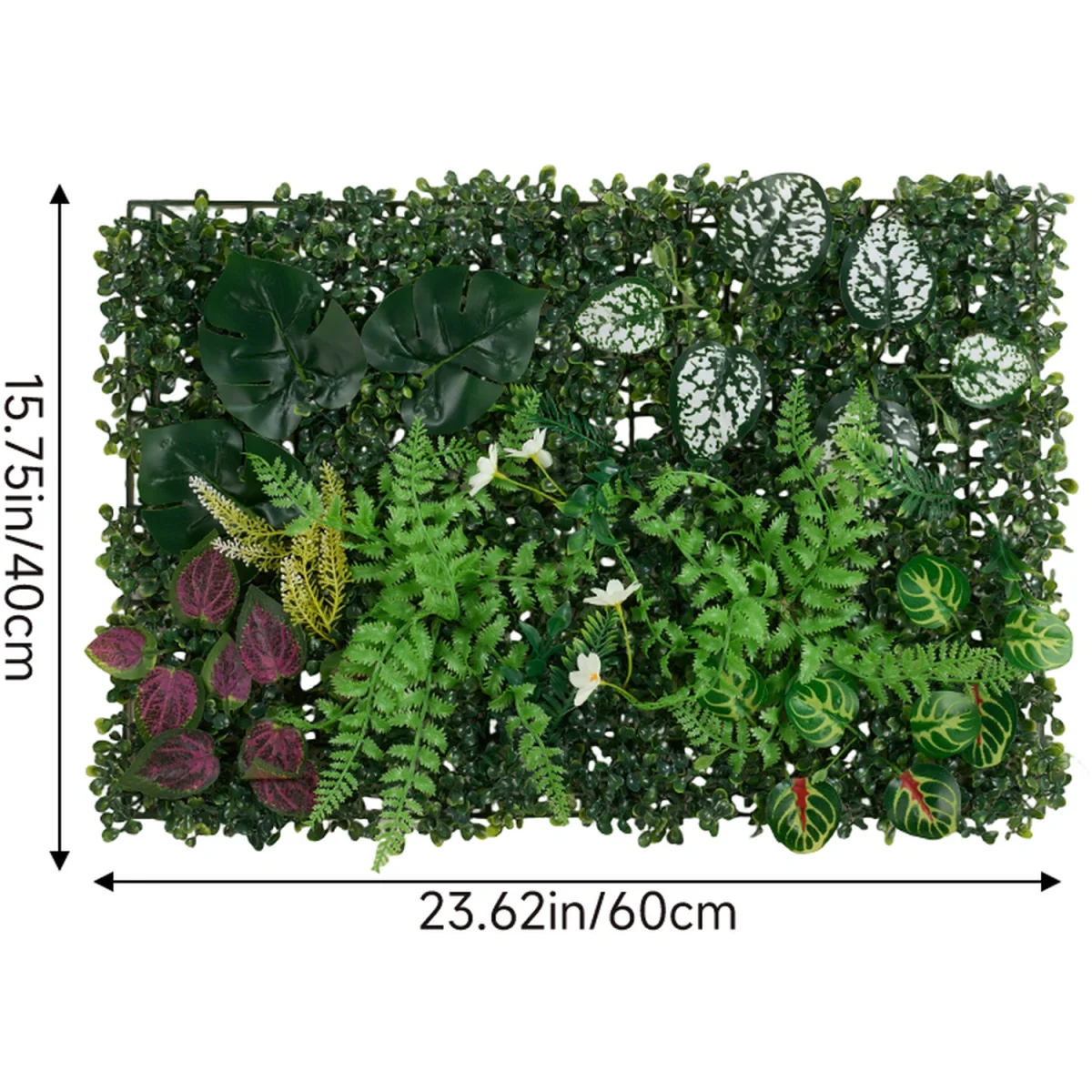 Darphe Artificial Plant Wall Panel - Leafy Green – image 2