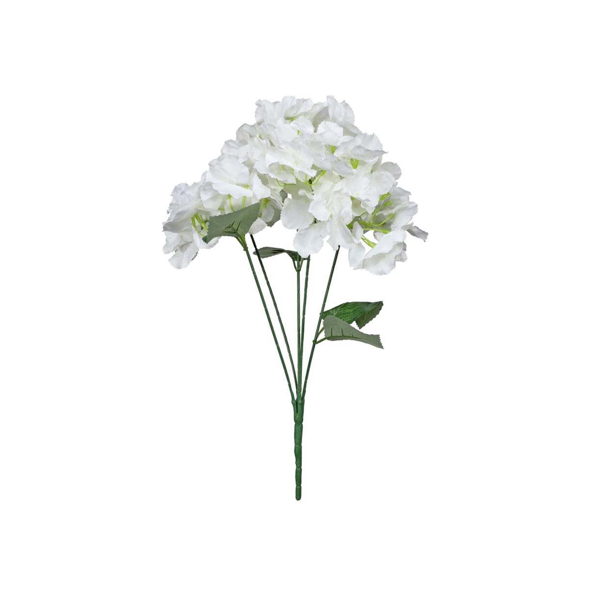 Artificial Essential Hydrangea Bush - White