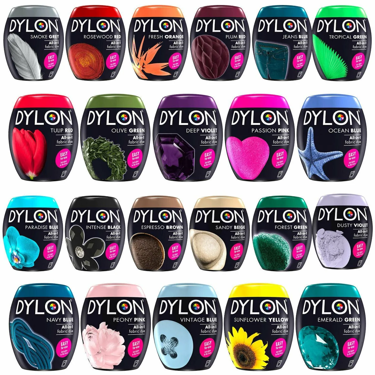 DYLON Washing Machine Fabric Dye Pod 350g - Sunflower Yellow – image 3