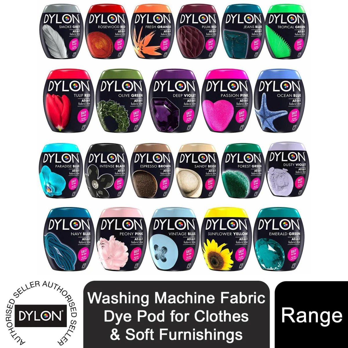 DYLON Washing Machine Fabric Dye Pod 350g - Sunflower Yellow – image 4