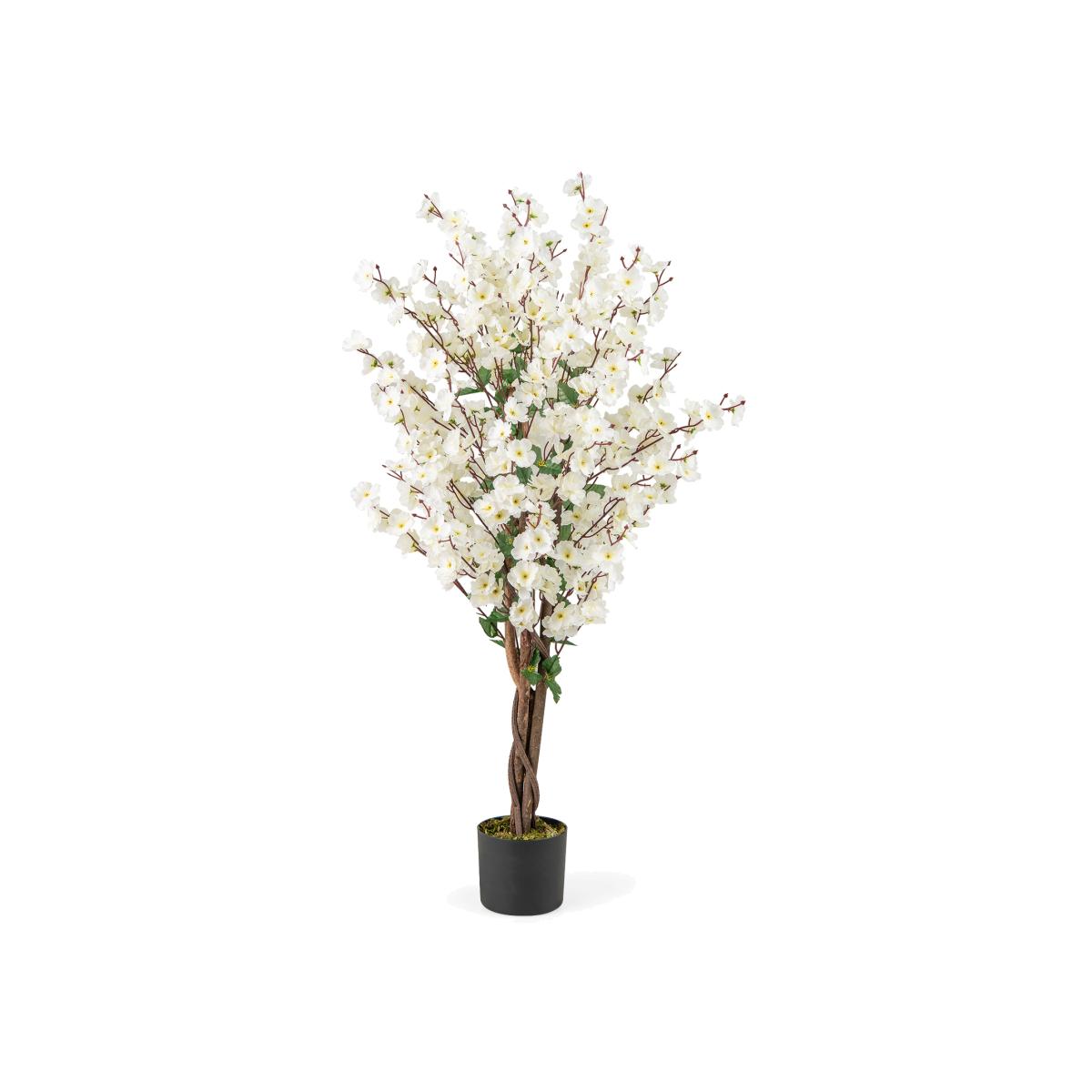 120cm Artificial Winter Sweet Tree - White