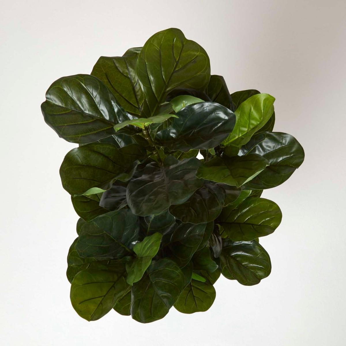 Homescapes Artificial Fiddle Leaf Fig Tree in Pot, 120 cm Tall - Green – image 2