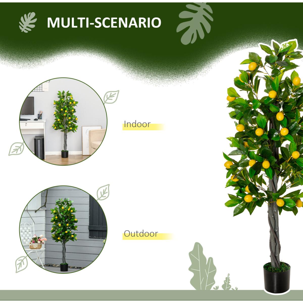 Artificial Lemon Tree - Green – image 5