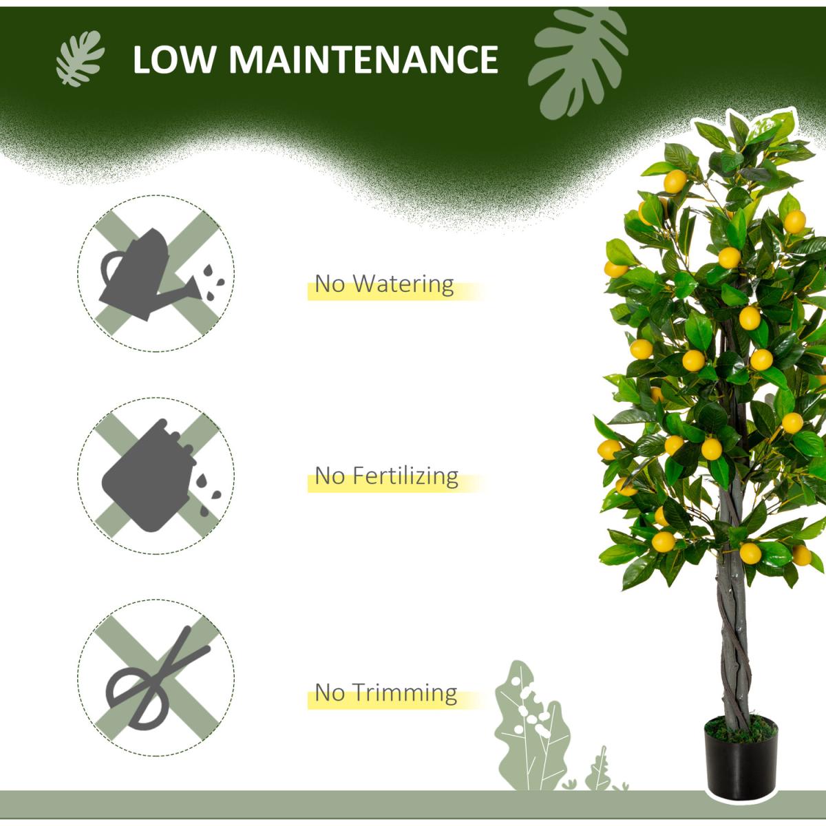 Artificial Lemon Tree - Green – image 6