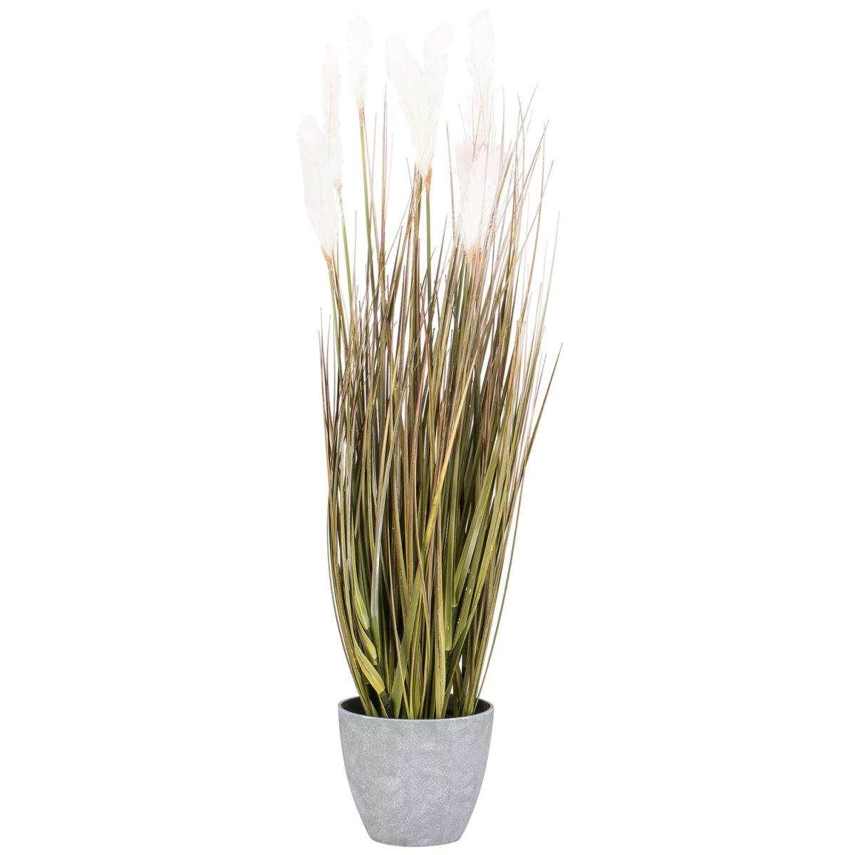 Artificial Blush Pampas Grass in Pot - 91cm – image 2