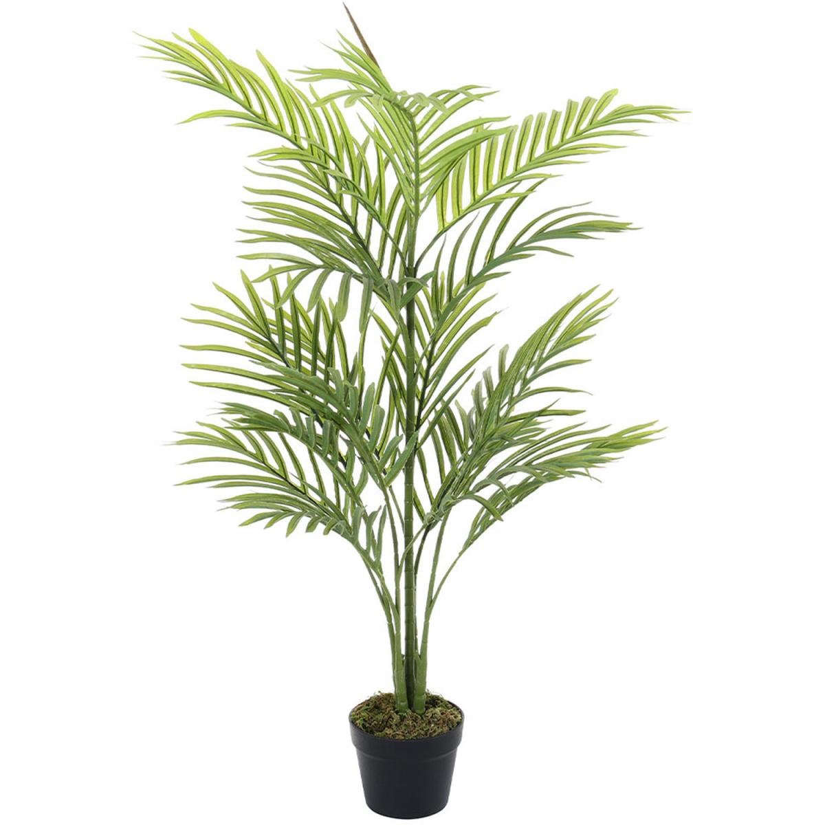 Large Artificial Palm Plant in Pot - Green / 110cm – image 2