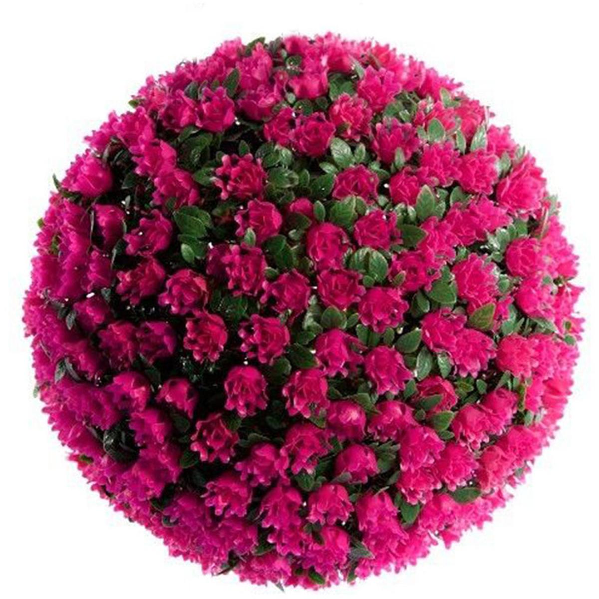 Artificial Hanging Flower Ball Fake Rose - Purple / 38cm – image 12