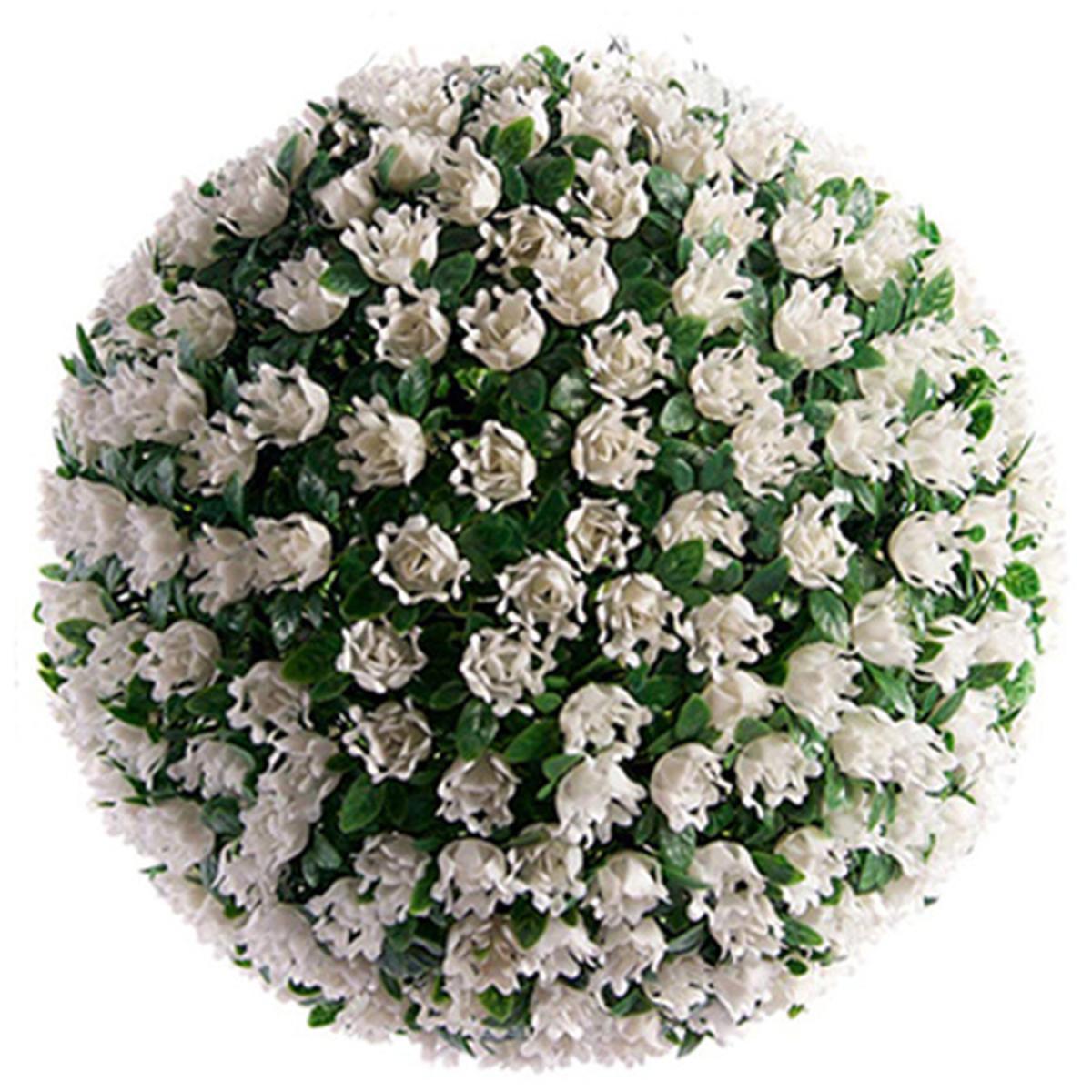 Artificial Hanging Flower Ball Fake Rose - Purple / 38cm – image 14