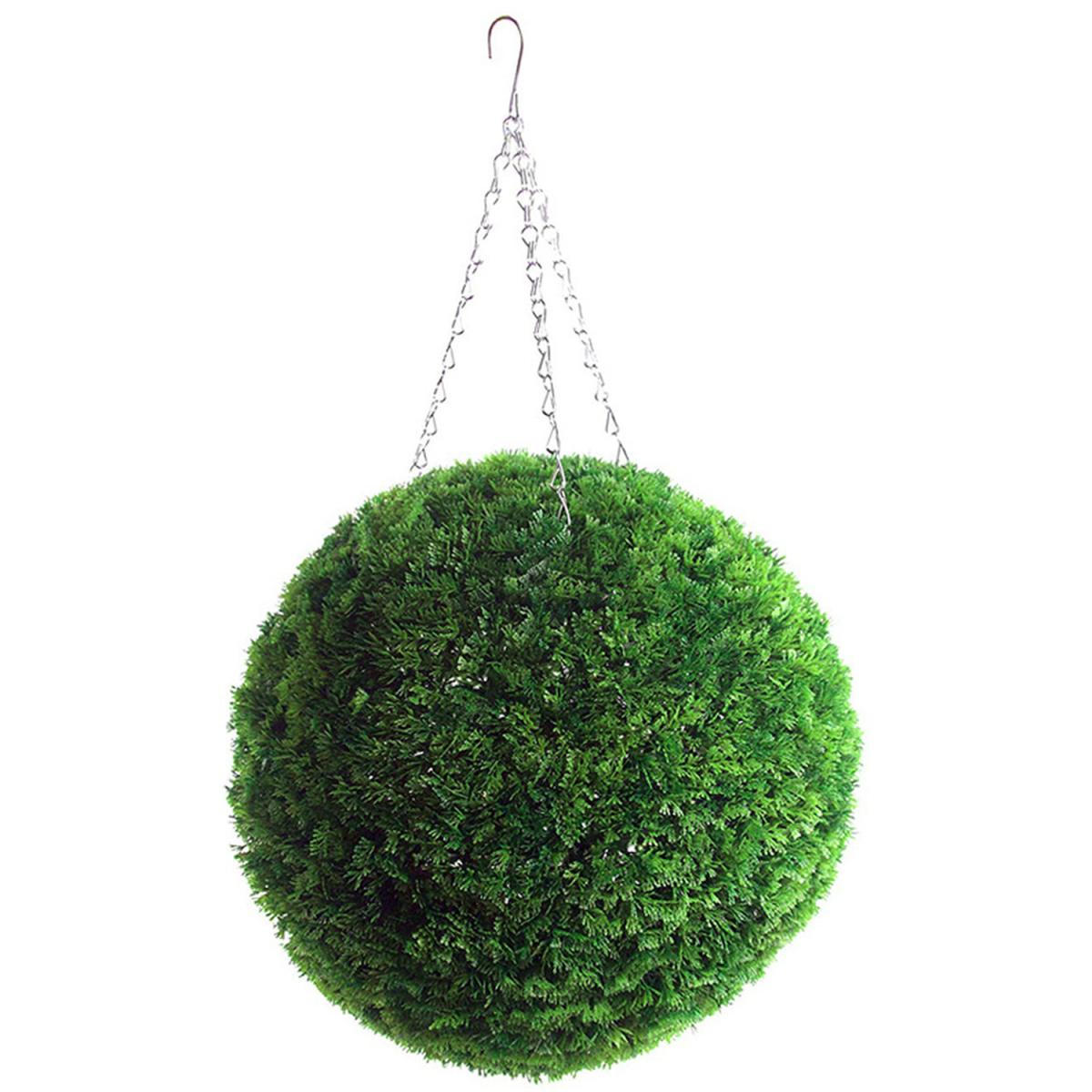 Artificial Hanging Flower Ball Fake Rose - Purple / 38cm – image 5