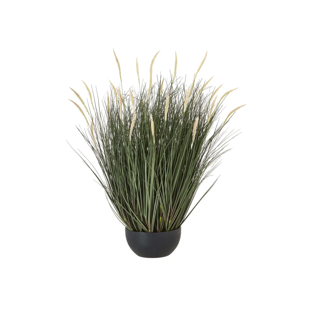 Large Fountain Grass Plant In Pot Artificial Flower Stem - Black – image 1