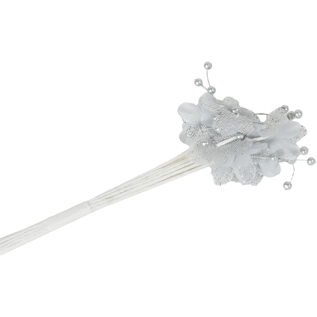 Crafting Wire Stem Flowers and Pearls – image 4
