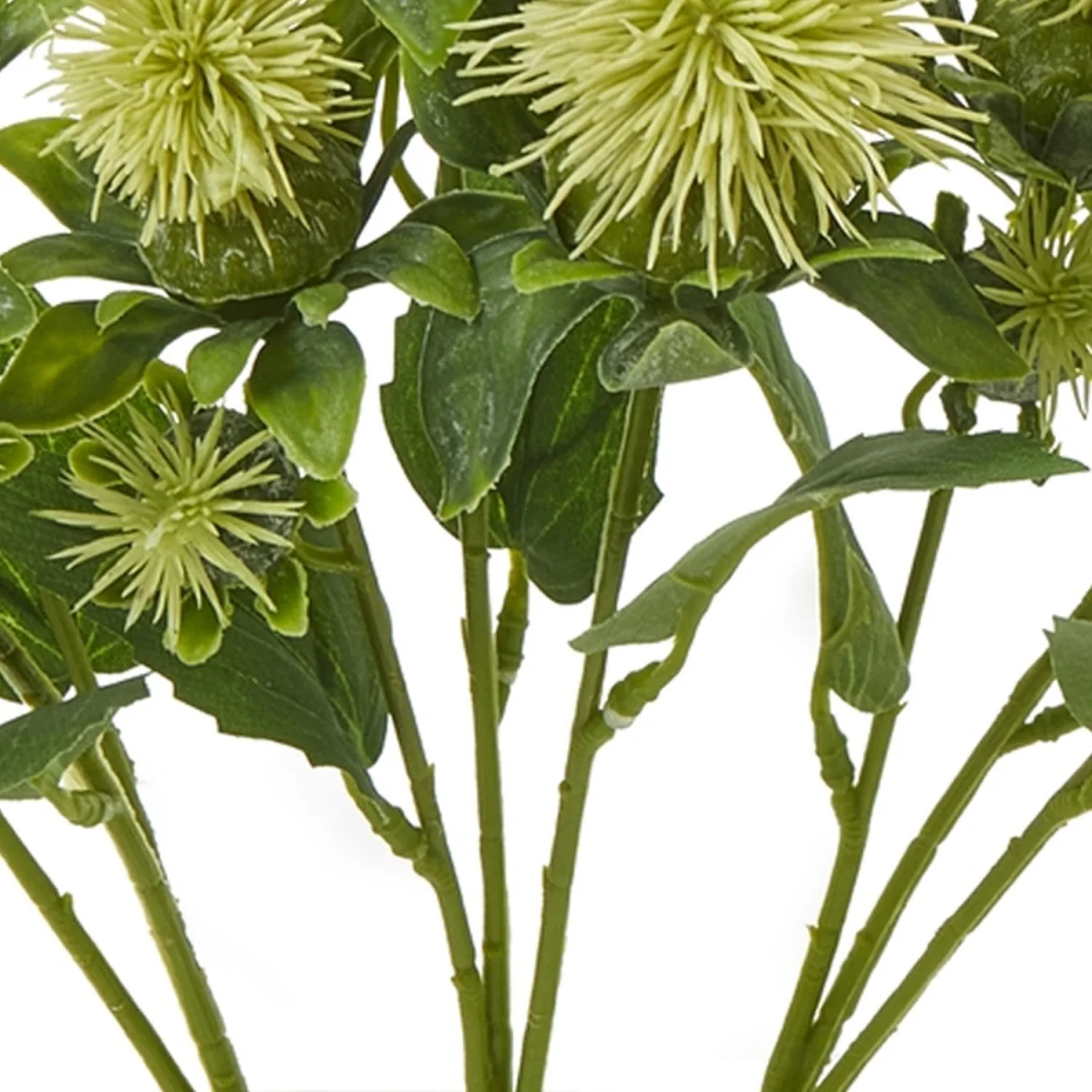 Hill Interiors Anemone Spray Artificial Flower - Green – image 2