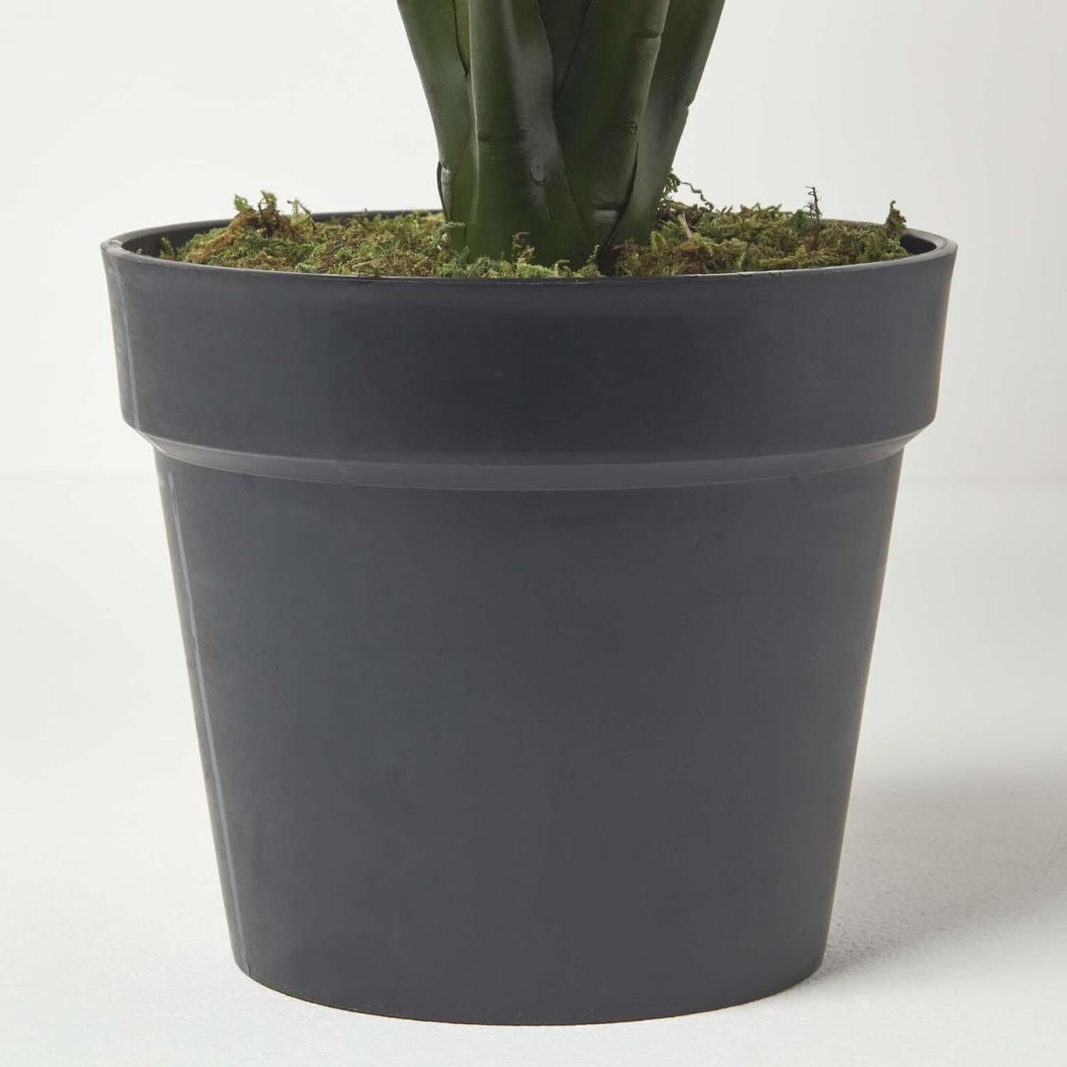 Homescapes Artificial Peace Lily Plant In Pot 90 cm Tall Spathe Flower - White – image 4