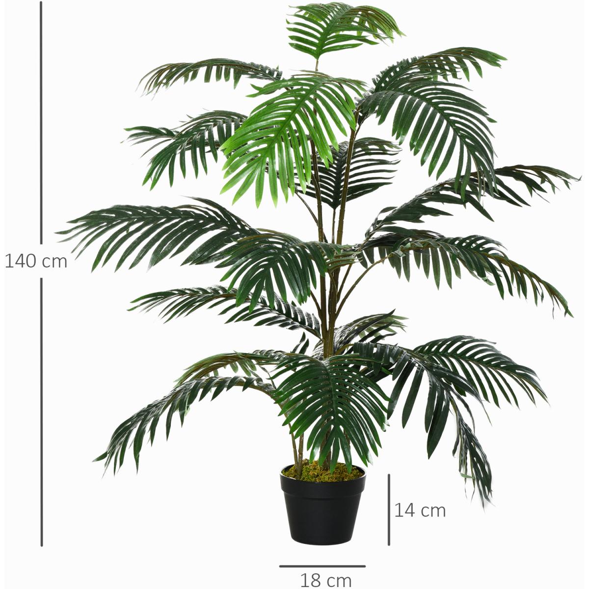 Artificial Palm Plant Decorative Tree  - green – image 9