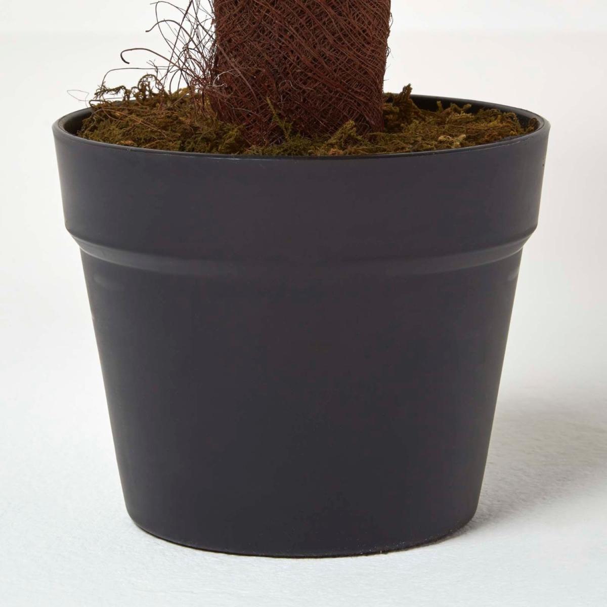 Homescapes Green Mini Palm Tree Artificial Plant with Pot, 100 cm - Green – image 3