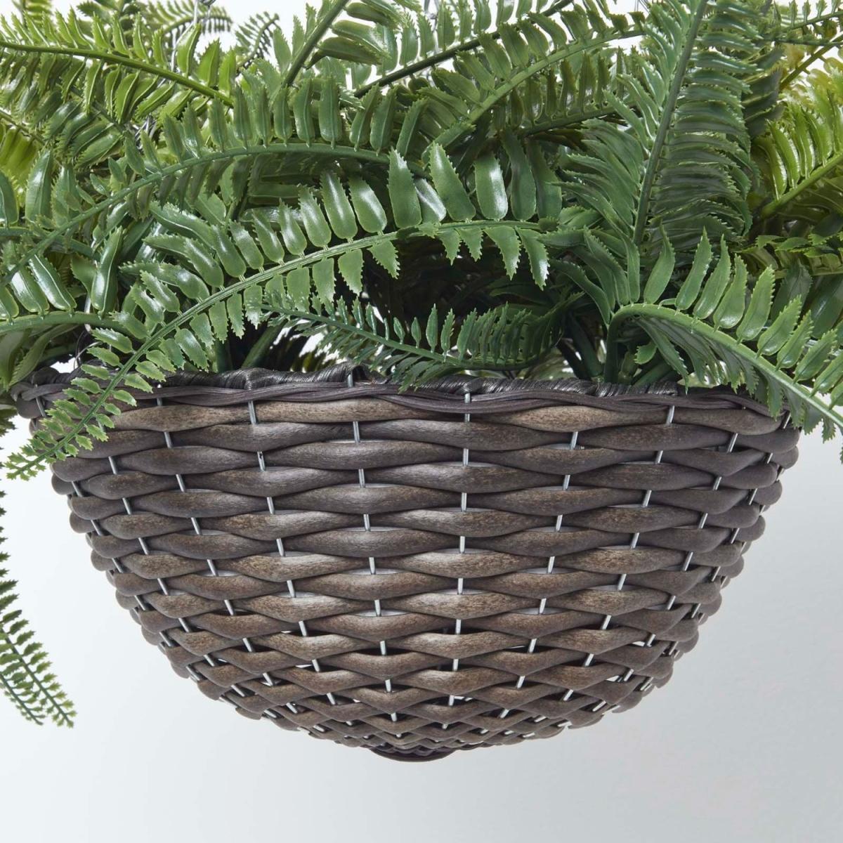 Homescapes Boston Fern Artificial Hanging Basket, 65 cm - Green – image 2
