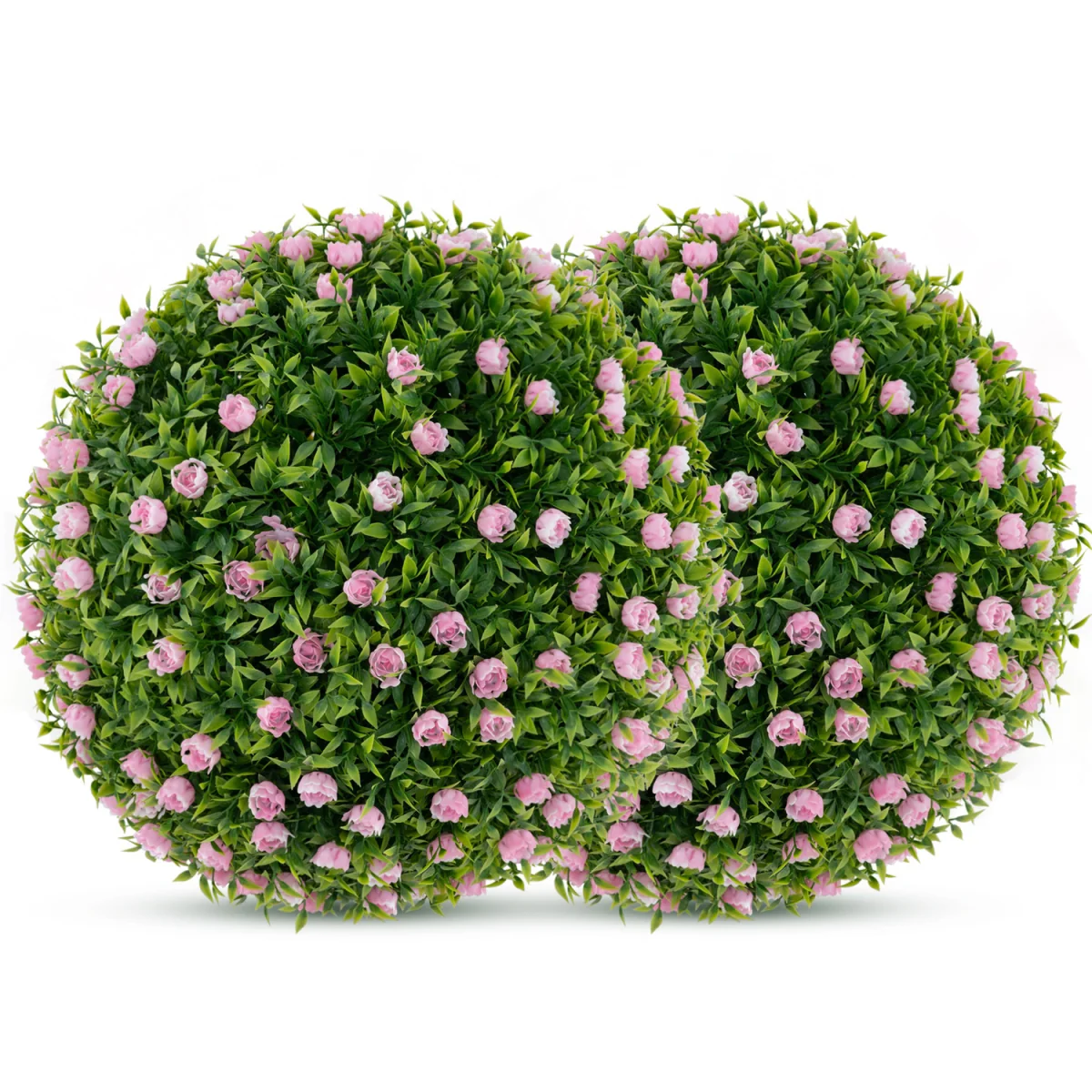 2PCS Artificial Plant Topiary Balls - Green – image 2