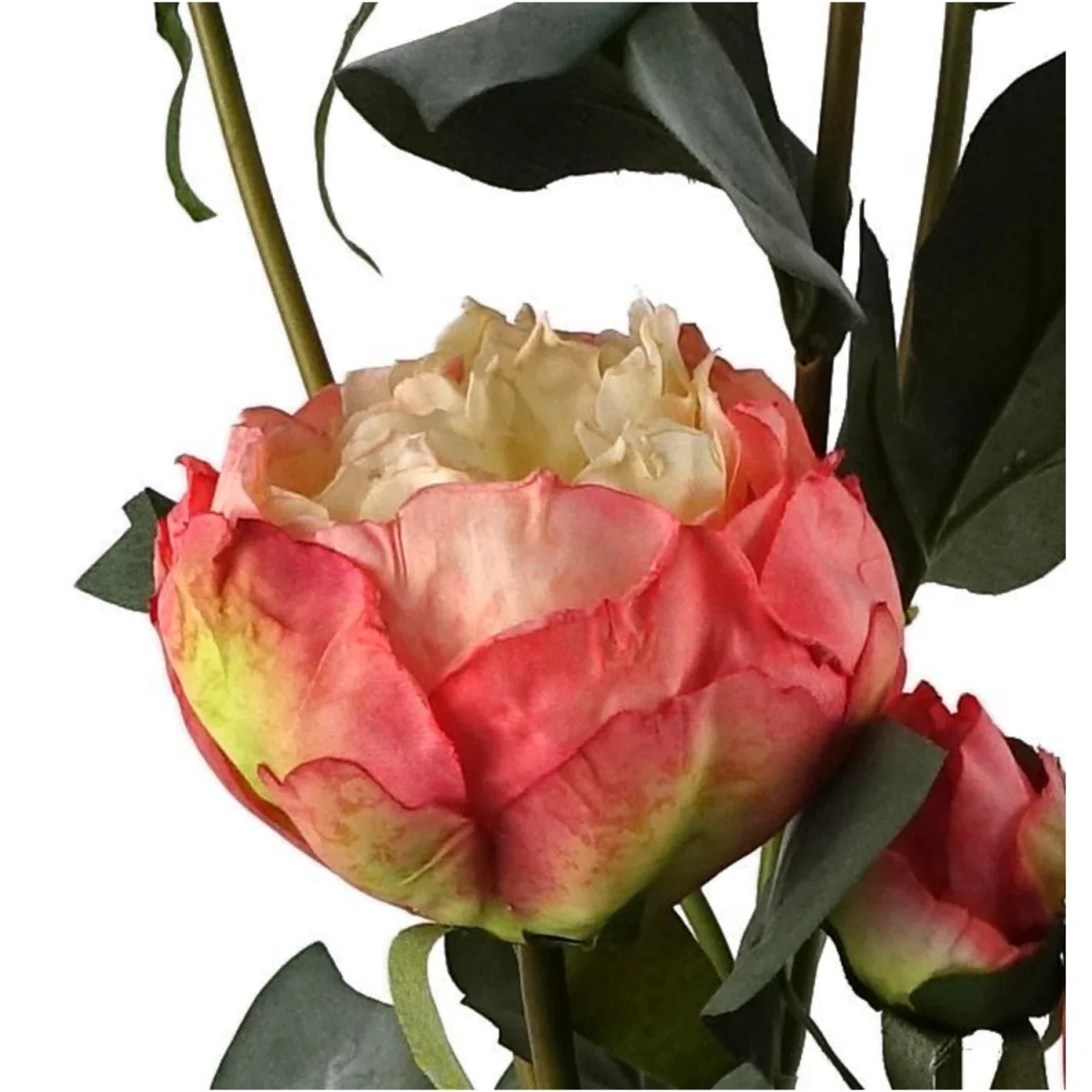 Pink Peony Artificial Flower Spray Bundle 55cm - Pink – image 2