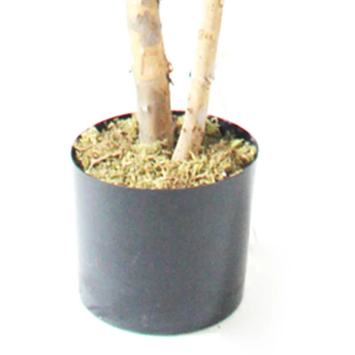 Leaf Design UK Artificial Plant Fiddle Fig Tree Plant Black Plastic Pot - 180cm Fiddle Fig Deluxe / 180cm / 60cm – image 2