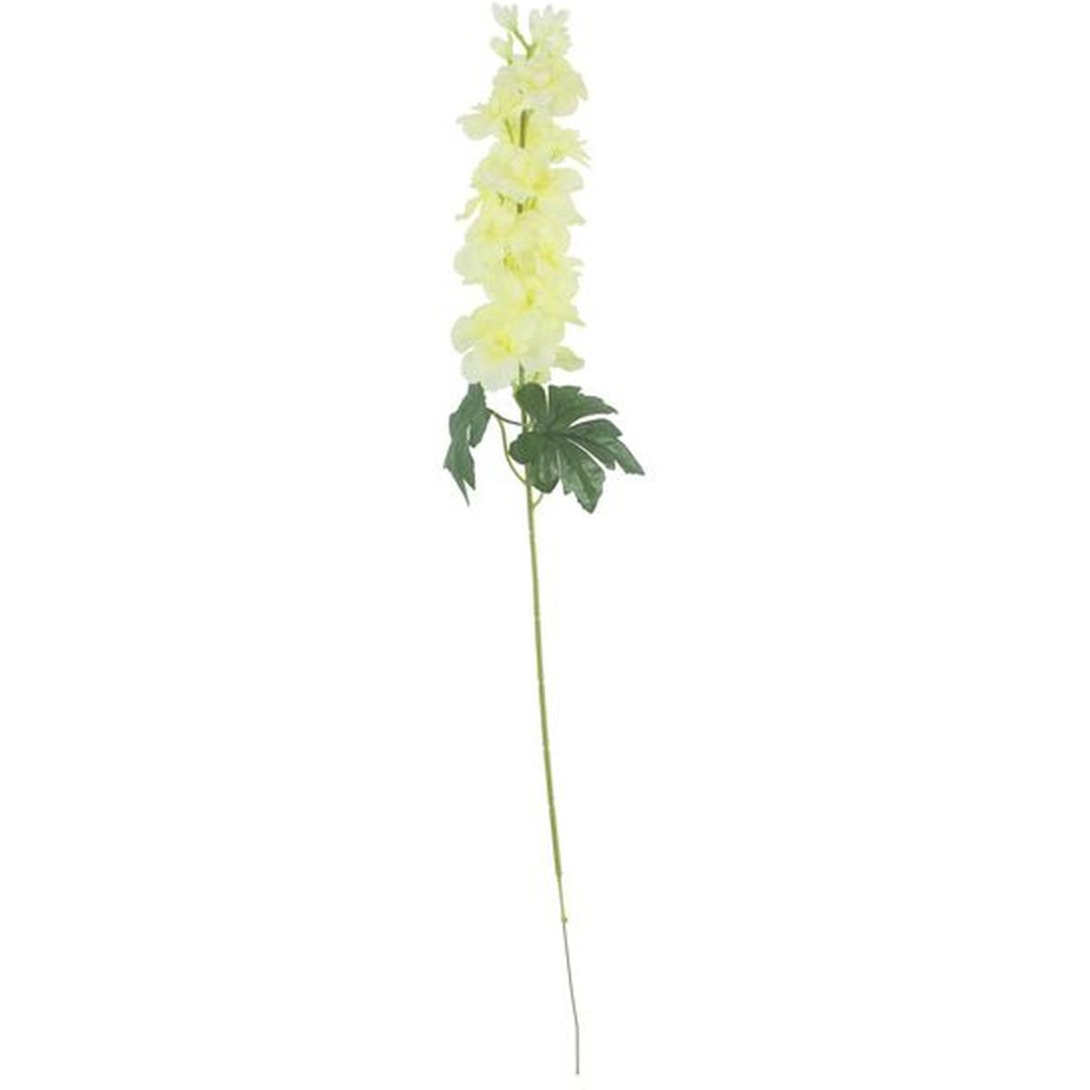 Silk Arundel Garden Delphinium Stem 77cm - Yellow – image 2