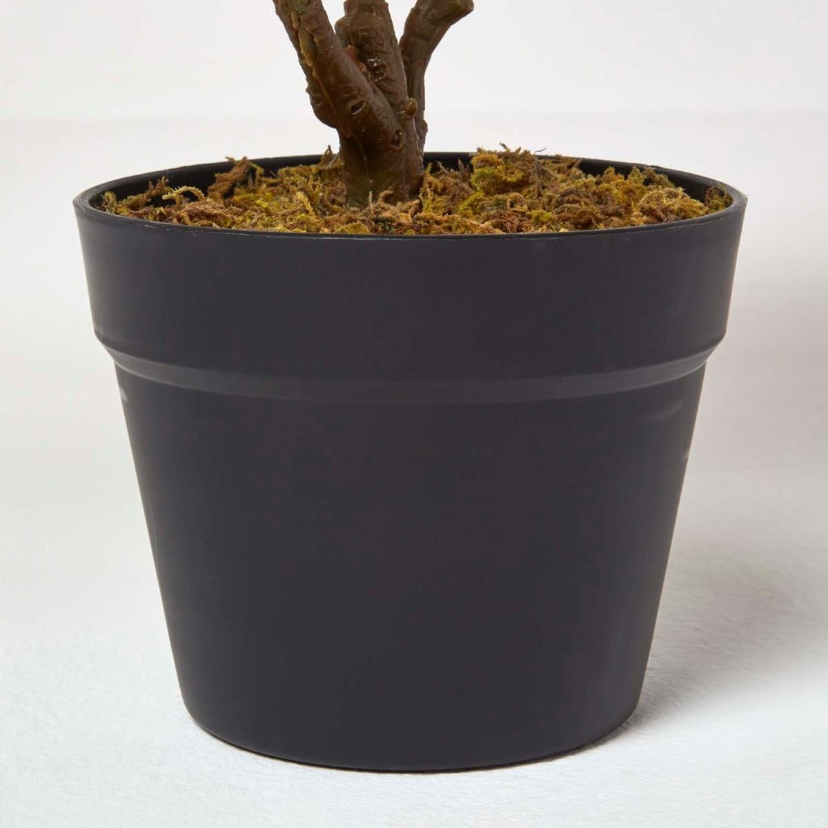 Homescapes Green 'Rushfoil' Artificial Croton Plant with Pot, 65 cm - Green – image 2