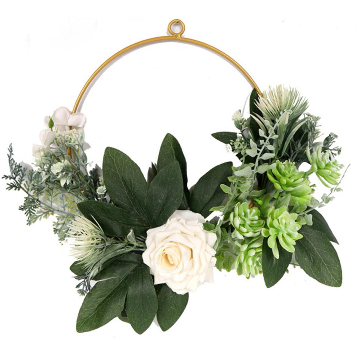 Artificial Hanging Rose, 30cm - Green – image 5