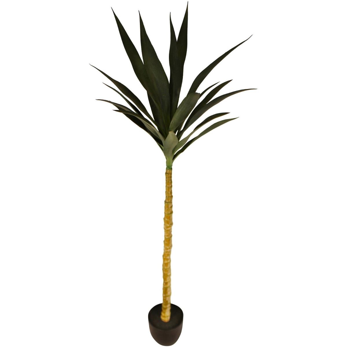 Artificial Single Trunk Yucca Trees - Green – image 3