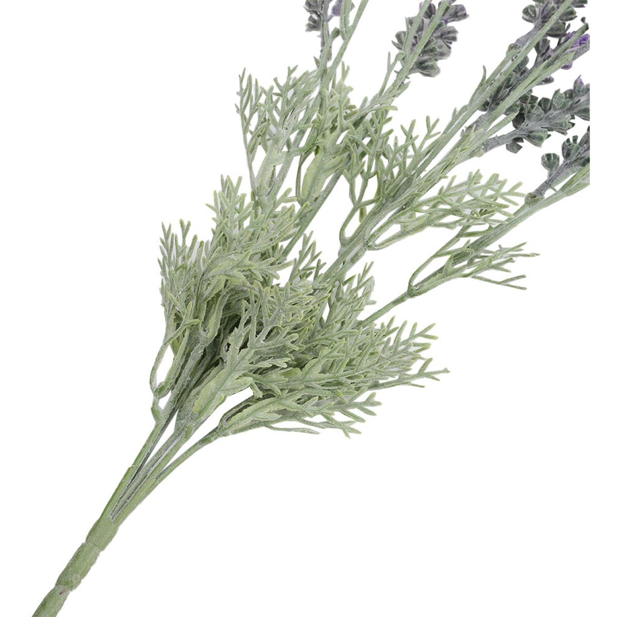 Artificial Fake Lavender Floral Flower Leaves 51cm Bouquet Home Party Decor - Purple – image 5