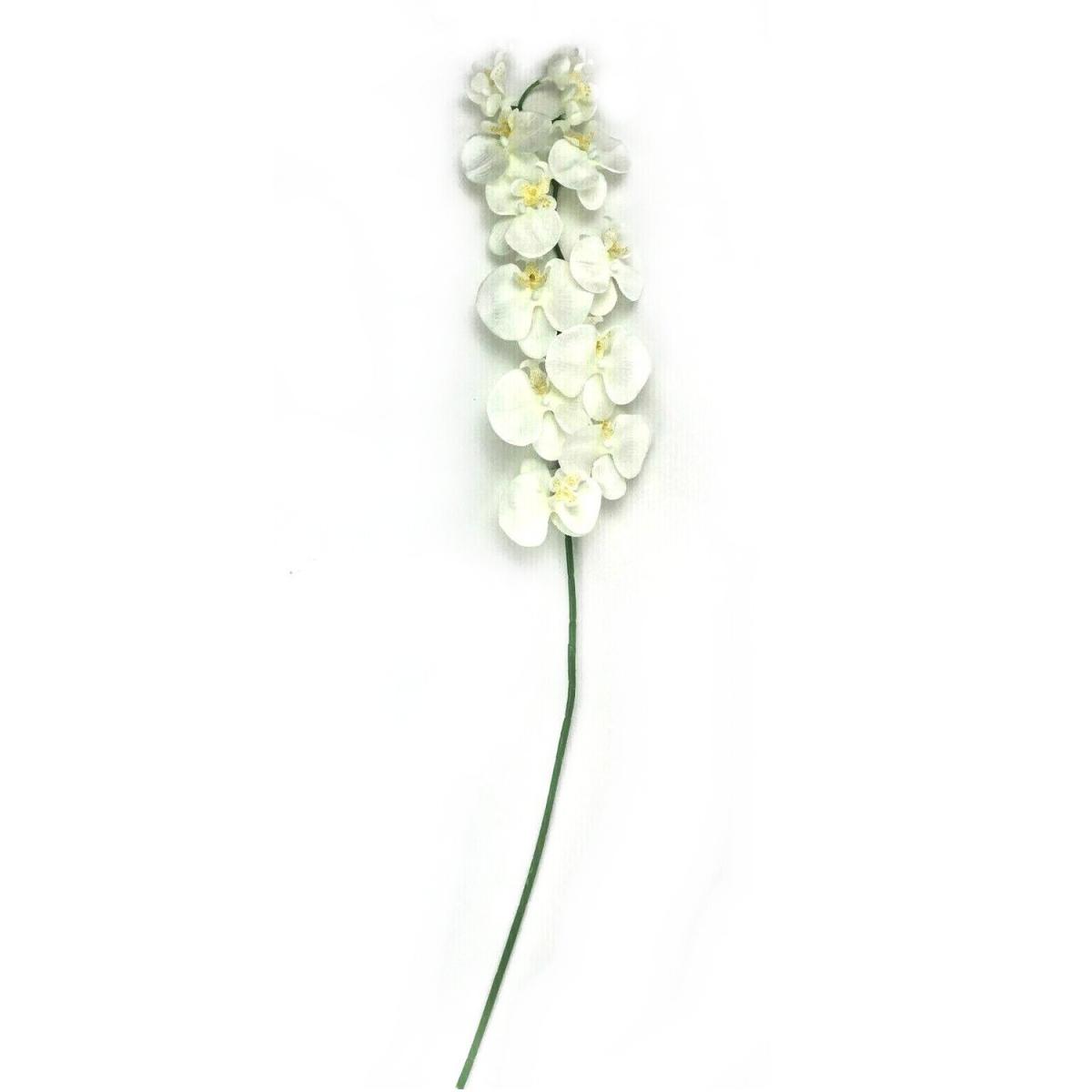 Ivory Artificial Phalaenopsis Orchid Flower Stem - Ivory – image 2