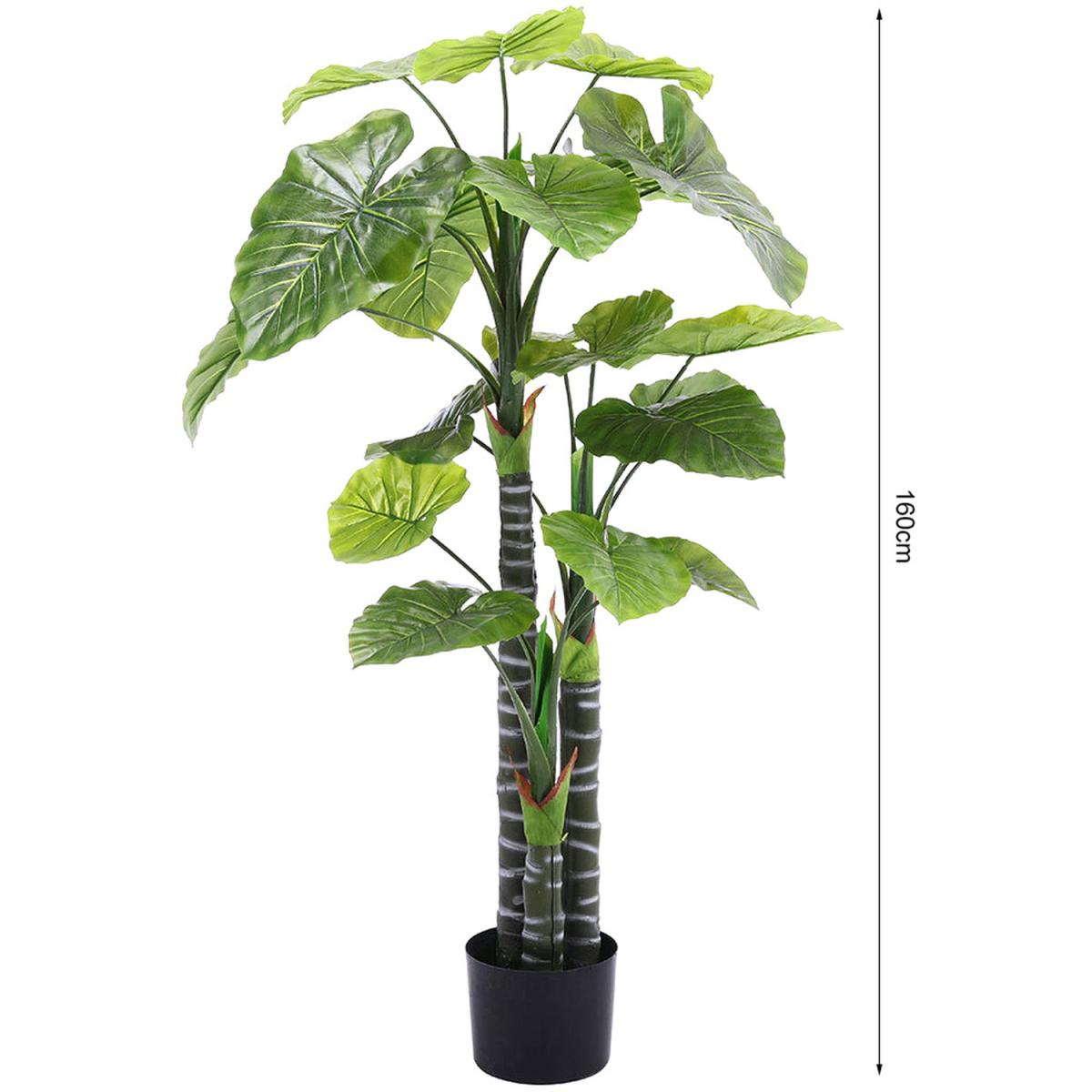 Artificial Plant Dripping Guanyin Tree with Plastic Flowerpot - Green – image 5