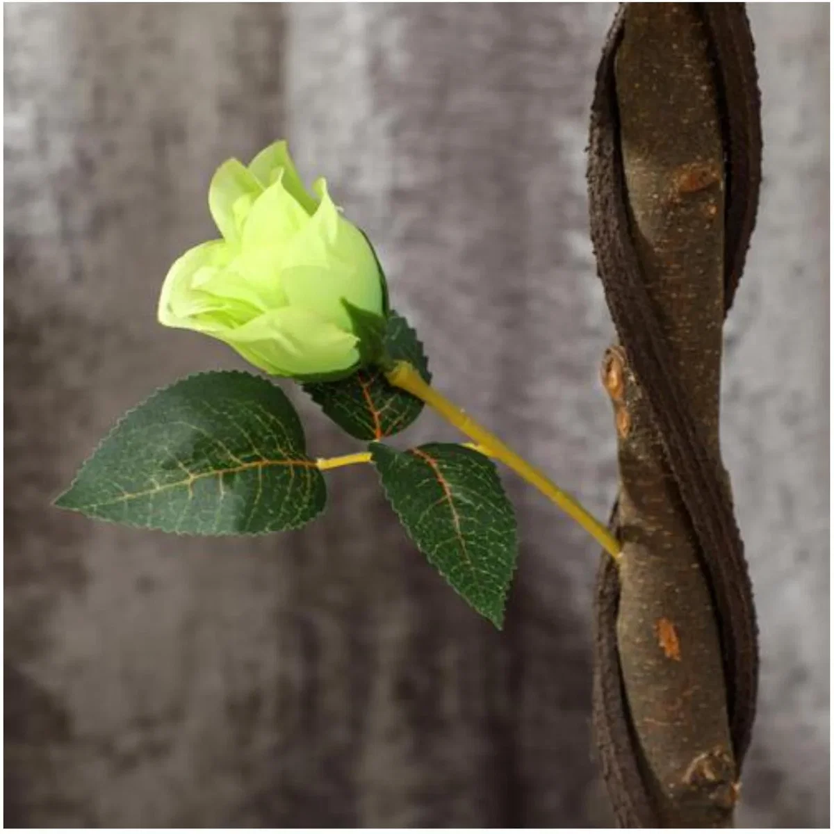 Dyzi 2pcs 90cm Artificial Rose potted Faux Tree Plant Garden - Green – image 6