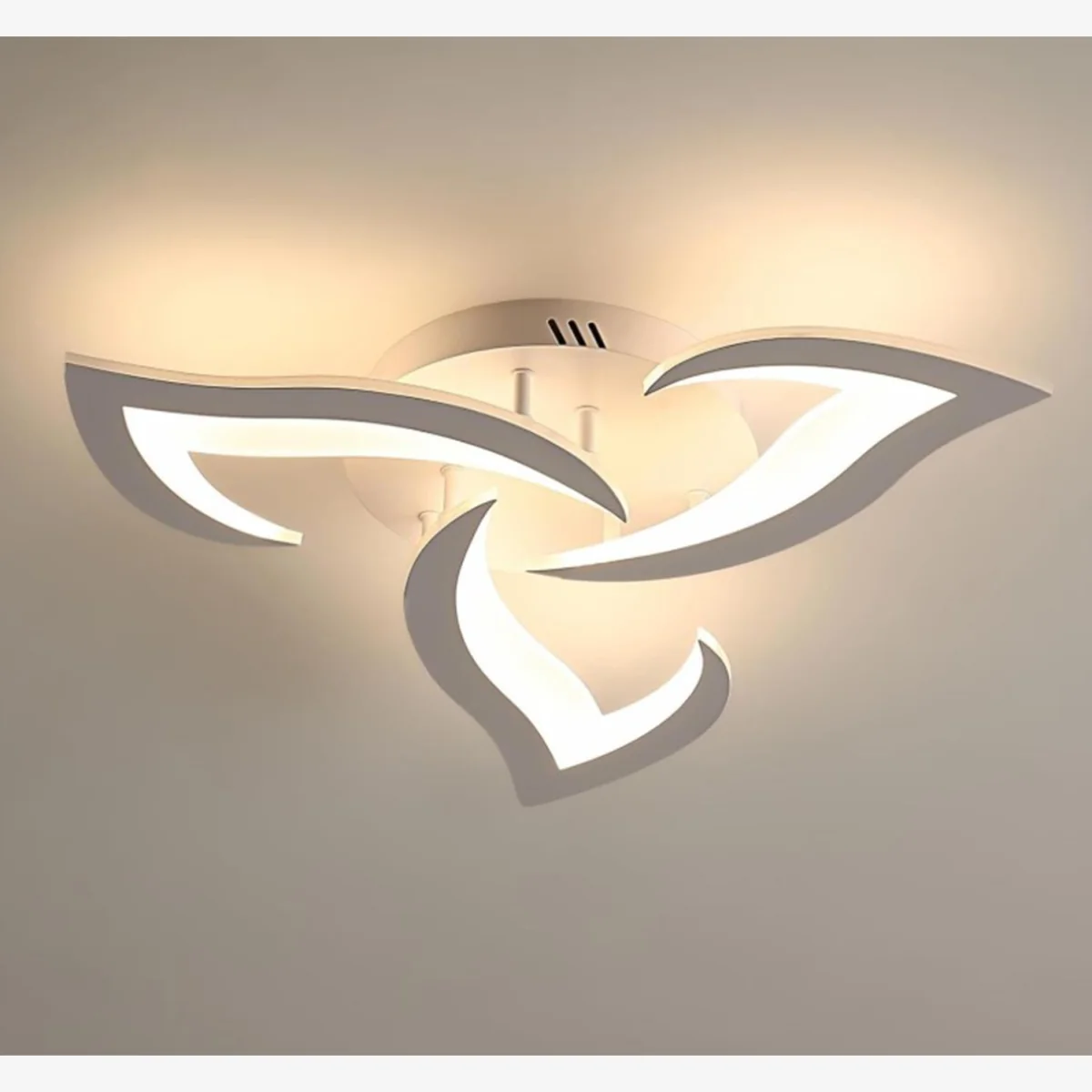 Flower White Ceiling LED Light - White – image 1