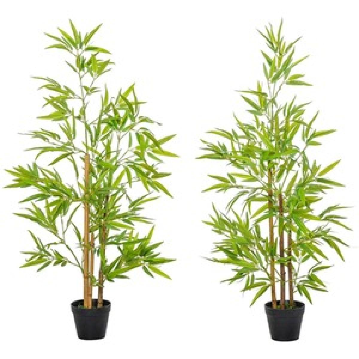 Set of 2 120cm Artificial Bamboo Trees - Bamboo – image 13